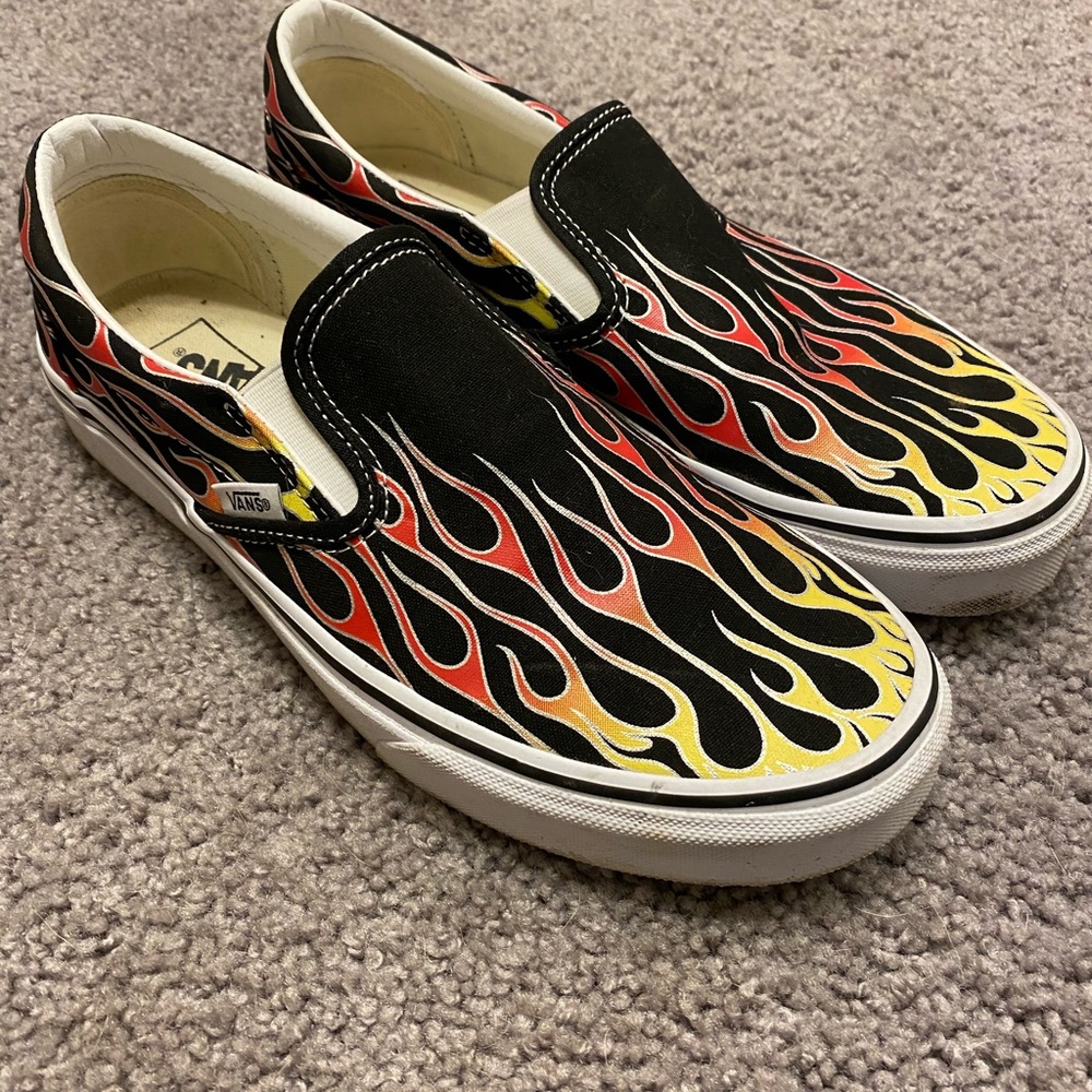 Vans Slip On Flames Men 9